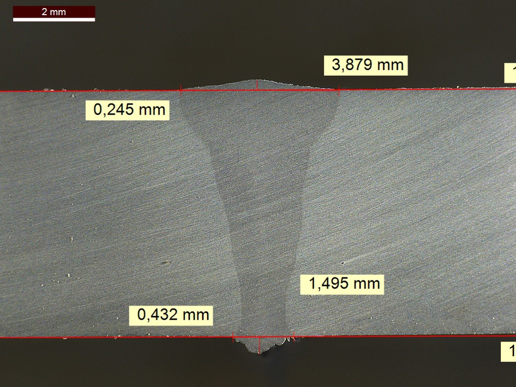 Aluminum welding macro