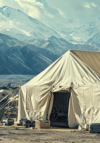 Secure ground military communications using TILBA-LOS encrypted free-space optical links