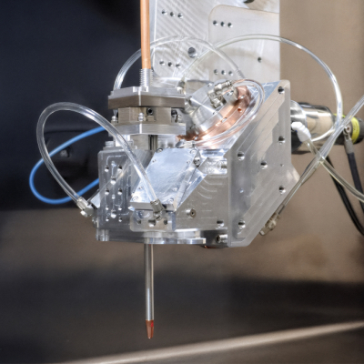 Cailabs co-axial wire-based laser metal deposition process-head © Fraunhofer ILT, Aachen, Germany / Volker Lannert.