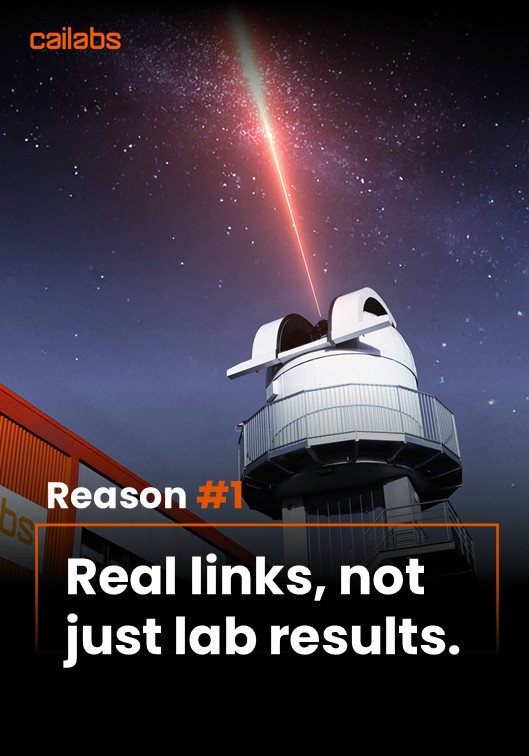 Reason 1 5 Reasons Why Cailabs Turns Lasercom Into Reality
