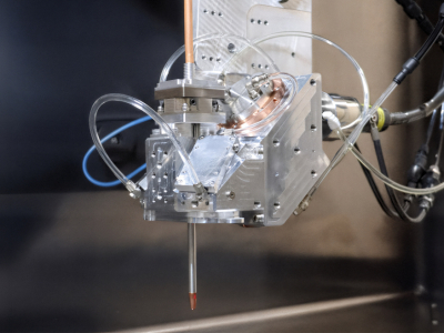 Cailabs co-axial wire-based laser metal deposition process-head © Fraunhofer ILT, Aachen, Germany / Volker Lannert.